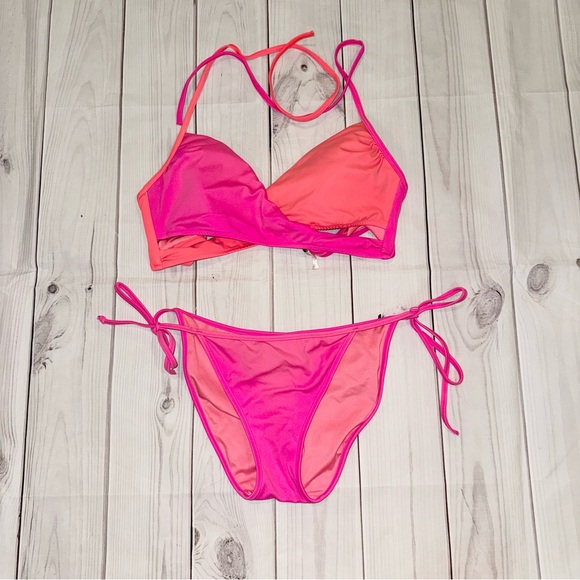 PINK Victoria's Secret Other - Victoria Secret PINK Pink and Orange Bikini